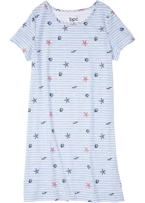 Chemise de nuit courte 100% coton, bonprix