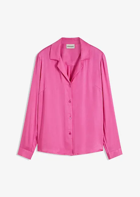 Chemisier en satin l&eacute;ger, bonprix