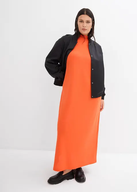 Robe longue en mati&egrave;re douce, bonprix