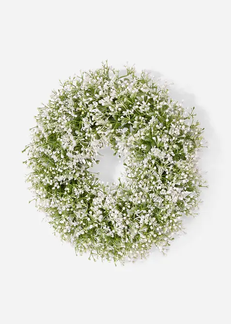 Couronne de porte avec gypsophile, bonprix
