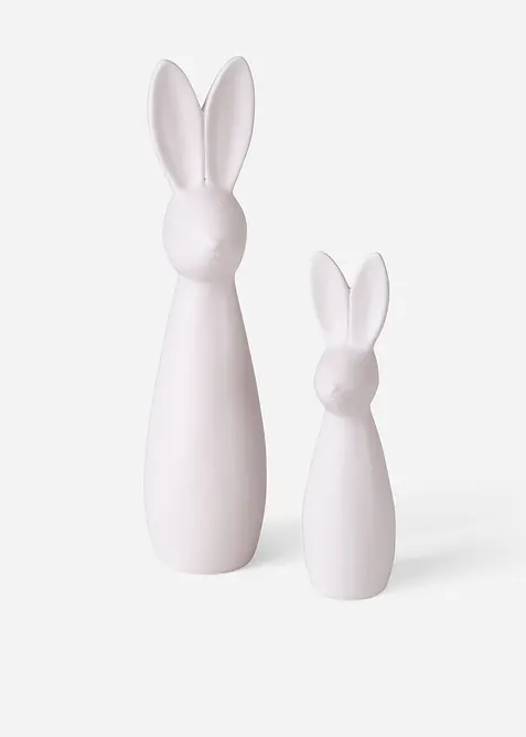 Lot de 2 lapins d&eacute;co, bonprix