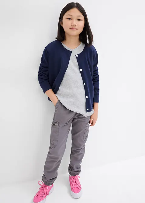 Lot de 2 T-shirts en coton c&ocirc;tel&eacute;, bonprix