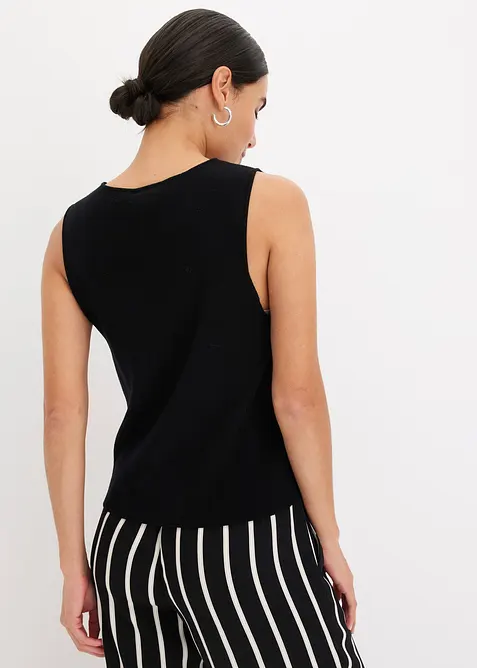 Gilet sans manches en maille, bonprix