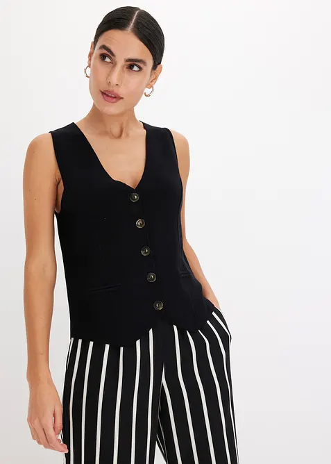 Gilet sans manches en maille, bonprix