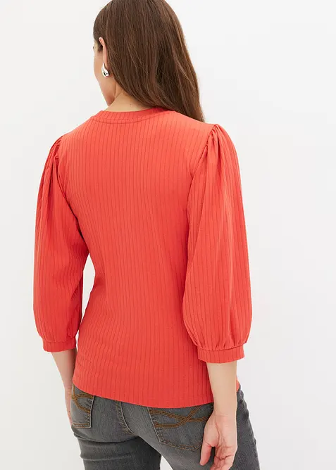 T-shirt &agrave; manches volumineuses, bonprix