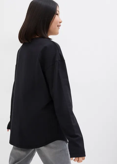 T-shirt manches longues 100% coton, bonprix