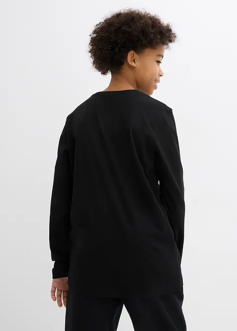 T-shirt manches longues 100% coton, bonprix