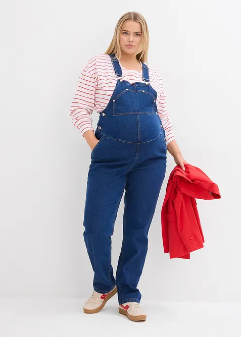 Salopette de grossesse à largeur ajustable, jambes droites, bonprix