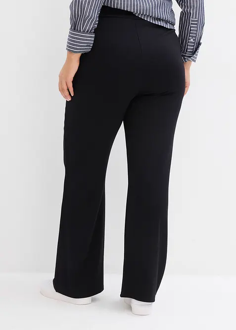 Pantalon de grossesse en jersey milano, jambes légèrement évasées, bonprix