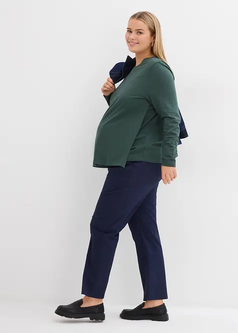 Lot de 2 T-shirts de grossesse et d’allaitement 100% coton, bonprix