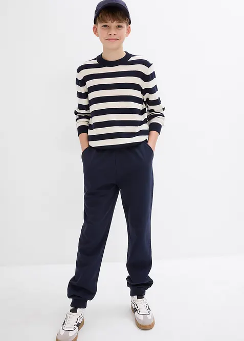 Pantalon de jogging en coton m&eacute;lang&eacute;, bonprix