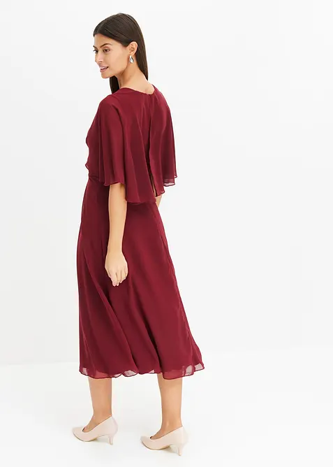 Robe en crêpe avec application de strass, bonprix