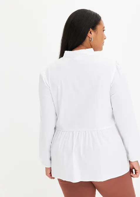 Chemisier long &agrave; fronces, bonprix