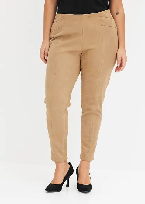 Pantalon avec taille élastiquée, bonprix