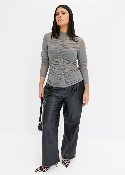 Pantalon enduit, bonprix