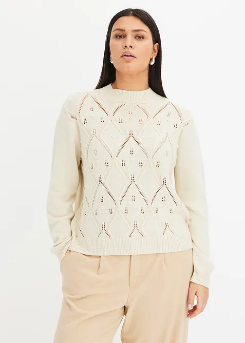 Pull ajouré, bonprix