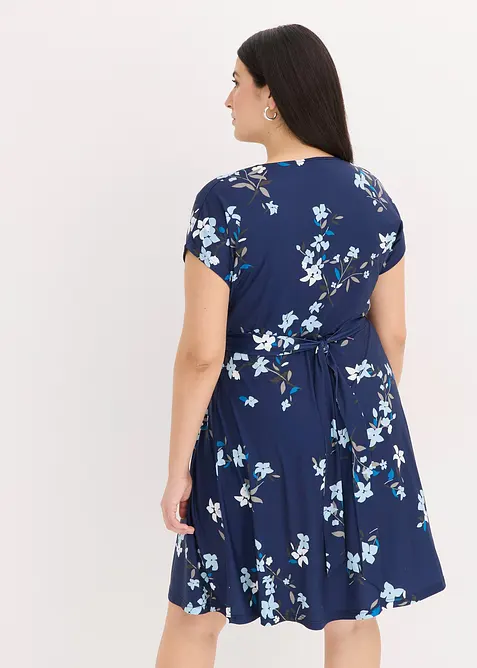 Robe en jersey style portefeuille, bonprix