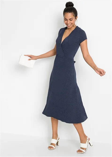 Robe midi en viscose extensible, bonprix