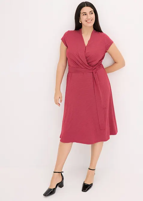 Robe midi en viscose extensible, bonprix