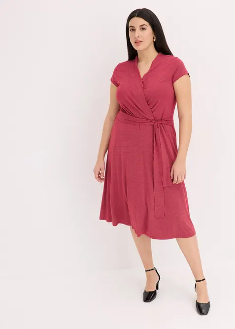 Robe midi en viscose extensible, bonprix