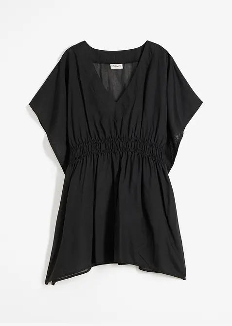 Tunique de plage transparente à col V, bonprix