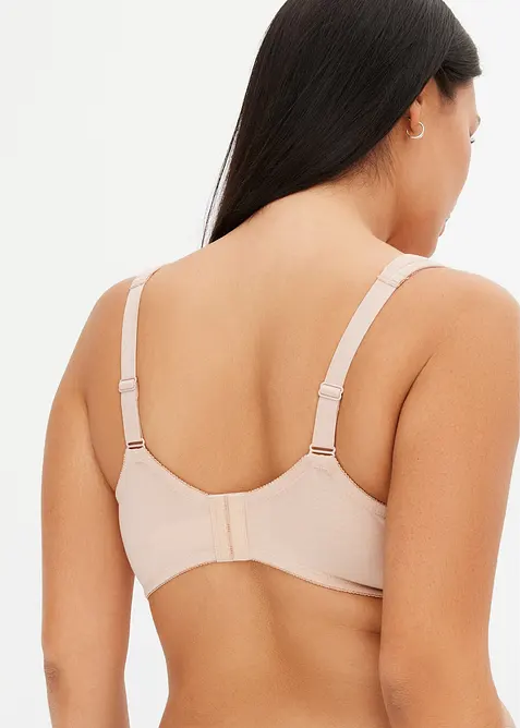 Lot de 2 soutiens-gorge coton à coques et armatures, bonprix