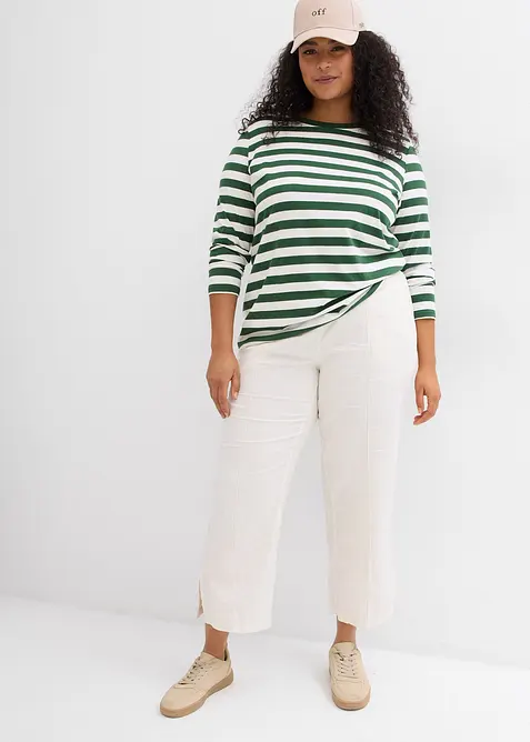 T-shirt rayé 100% coton, bonprix