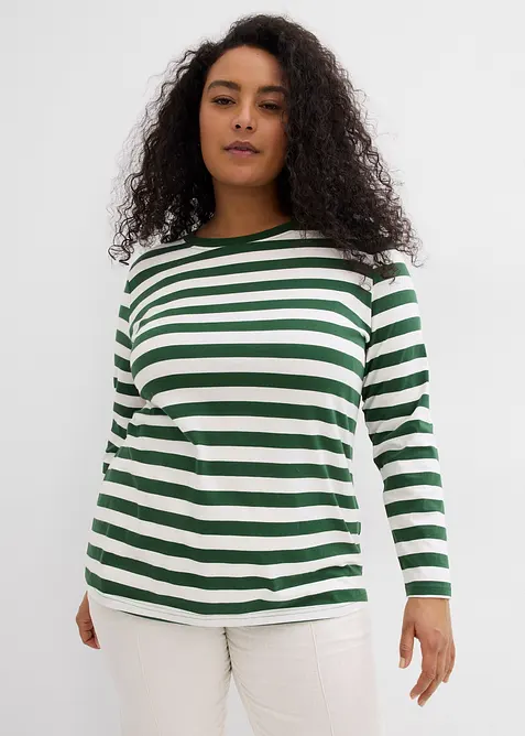 T-shirt rayé 100% coton, bonprix