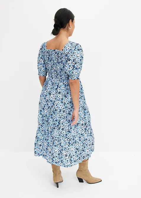 Robe midi imprim&eacute;e, bonprix
