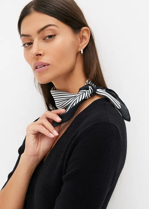 Foulard rayé en velours éponge, bonprix