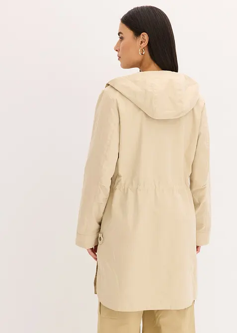 Parka longue &agrave; capuche, bonprix