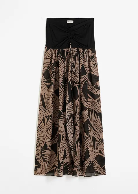 Robe bustier de plage en crêpe, bonprix