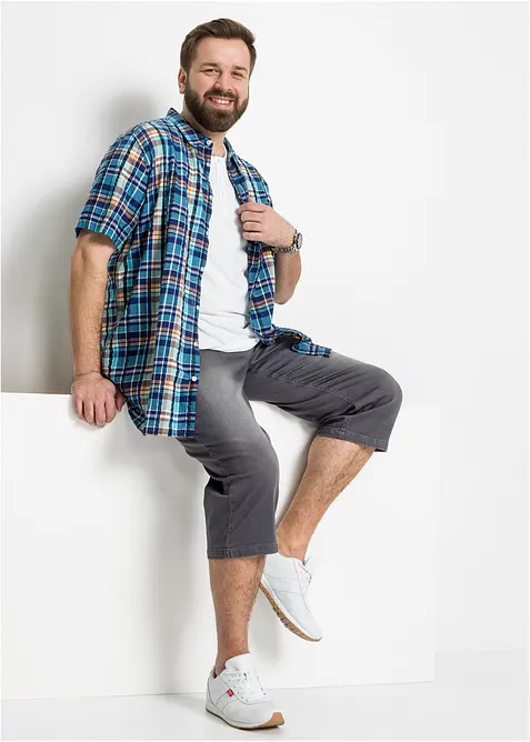 Chemise manches courtes en seersucker 100% coton, bonprix