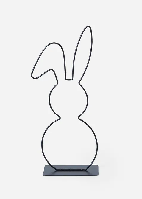 Figurine d&eacute;co Silhouette de lapin, bonprix