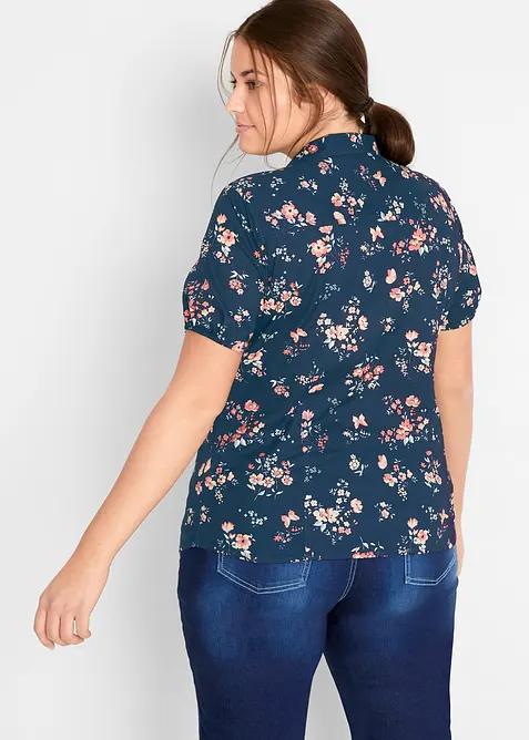 Chemisier imprim&eacute;, manches courtes, bonprix