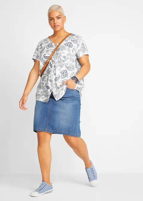 Chemisier manches courtes, bonprix