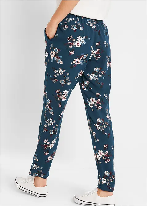 Pantalon en viscose avec taille élastiquée, bonprix