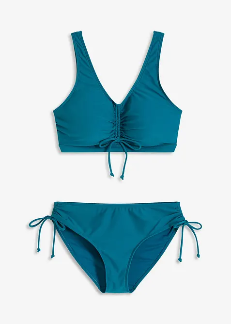 Bikini brassi&egrave;re (ens. 2 pces) avec liens &agrave; nouer, bonprix