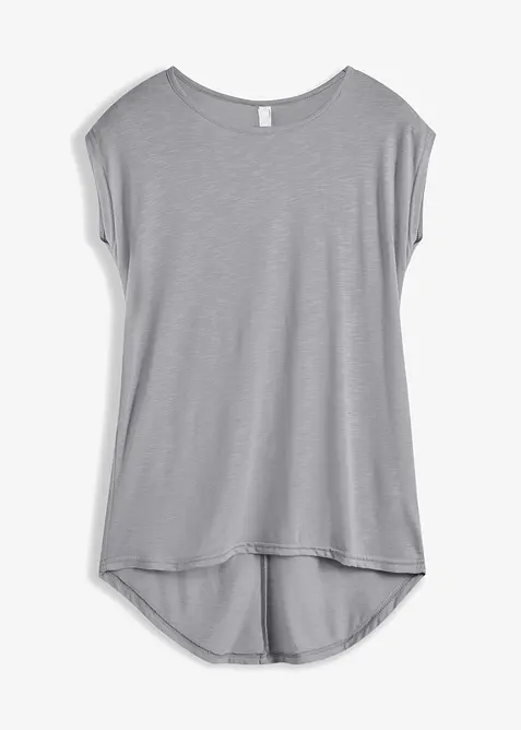 T-shirt long en viscose mélangée, bonprix