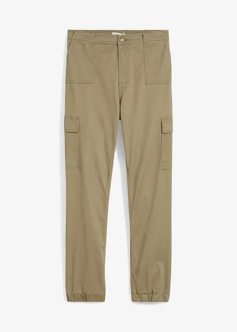 Pantalon cargo avec poches plaquées, bonprix