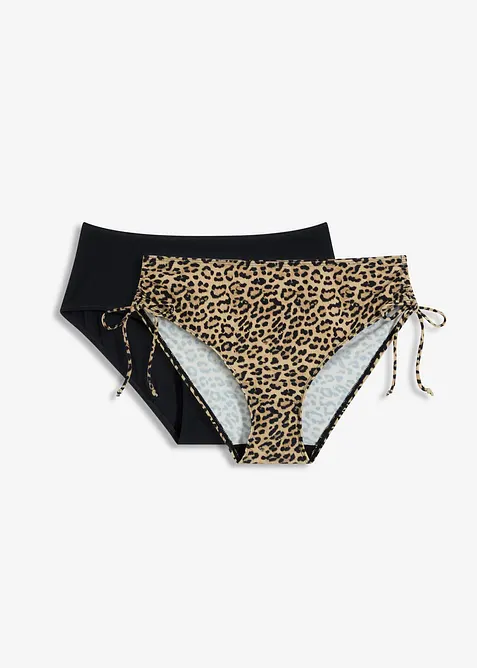 Lot de 2 bas de bikini, bonprix