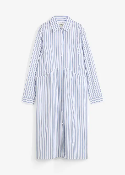 Robe à col chemise, 100% coton, bonprix