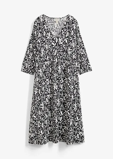 Robe midi en viscose fluide, bonprix