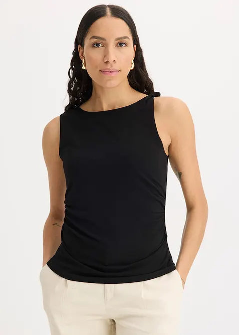 Top en jersey twisté, bonprix