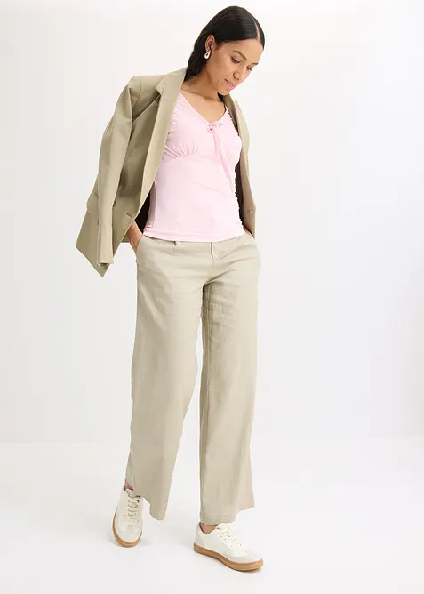 T-shirt froncé, bonprix