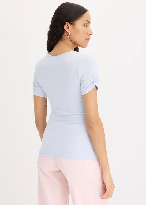 T-shirt fronc&eacute;, bonprix