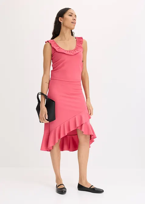 Jupe en jersey &agrave; volants, bonprix