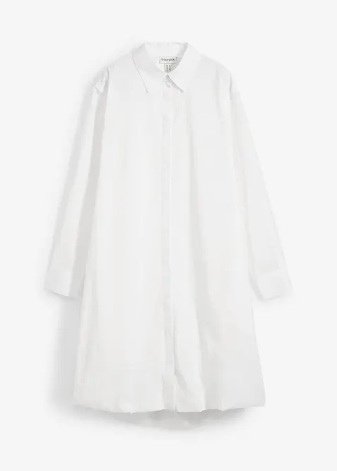 Robe-chemise 100% coton à base boule, bonprix
