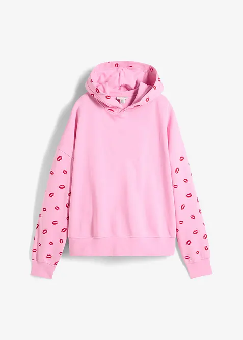 Sweat &agrave; capuche oversize 100% coton, bonprix