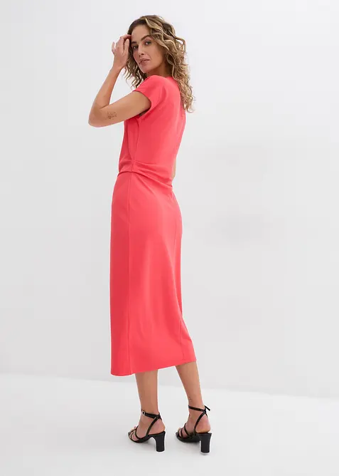 Robe midi en douce viscose mélangée, bonprix